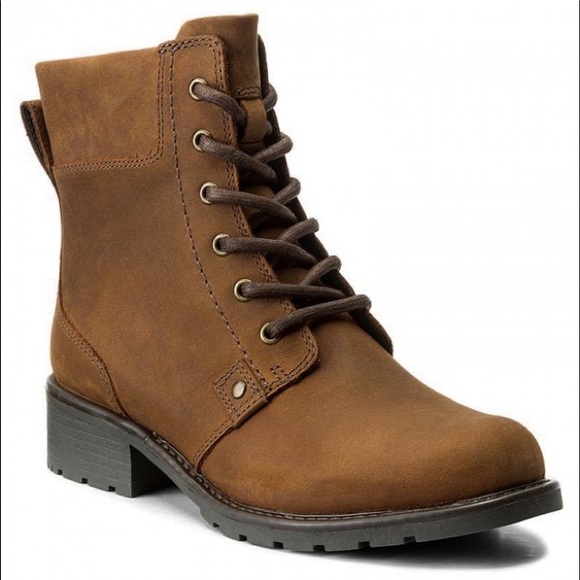 Clarks Shoes - Clarks Orinoco Spice leather combat boot size 10M